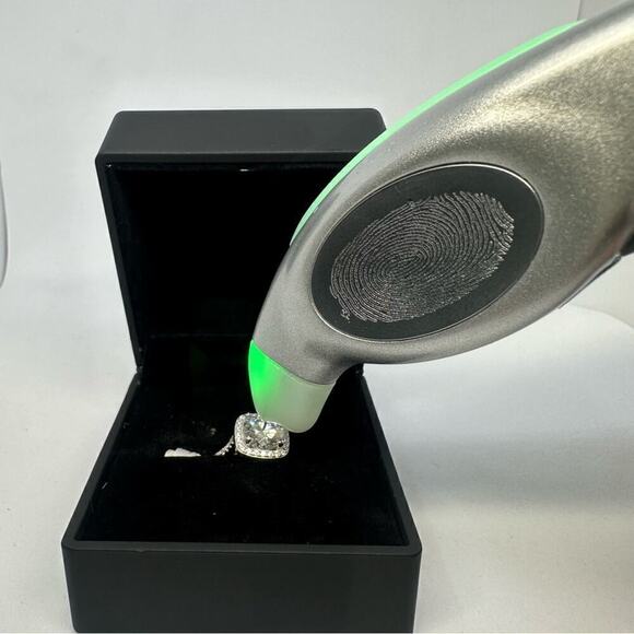 Moissanite Round Cut Cushion Cut Halo Ring Brilliant 2 Ct GRA Certified Size 6 - Picture 4 of 12